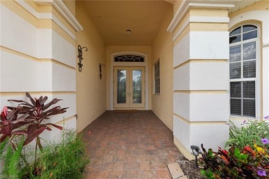 Step inside to this Rarely available Toll Brothers St. Lawrence on Estero Country Club in Florida - for sale on GolfHomes.com, golf home, golf lot