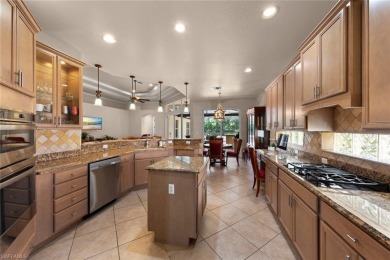 Step inside to this Rarely available Toll Brothers St. Lawrence on Estero Country Club in Florida - for sale on GolfHomes.com, golf home, golf lot