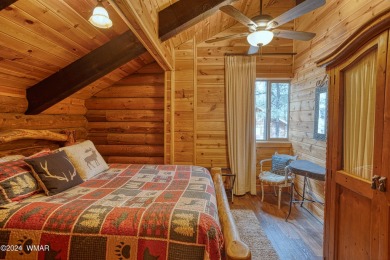 Fully Turnkey FURNISHED! This LOG CABIN, with rec. center on Pinetop Lakes Golf and Country Club in Arizona - for sale on GolfHomes.com, golf home, golf lot