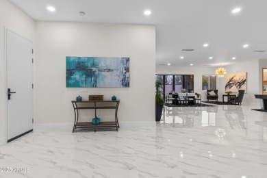 Experience luxury living in this stunning contemporary residence on The Orange Tree Golf Resort in Arizona - for sale on GolfHomes.com, golf home, golf lot