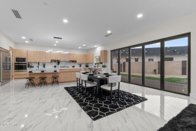 Experience luxury living in this stunning contemporary residence on The Orange Tree Golf Resort in Arizona - for sale on GolfHomes.com, golf home, golf lot