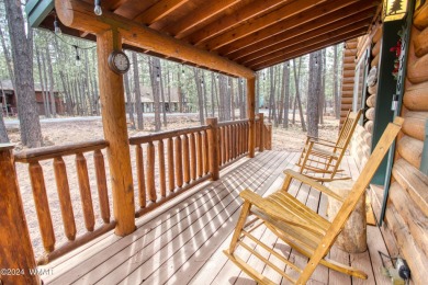 Fully Turnkey FURNISHED! This LOG CABIN, with rec. center on Pinetop Lakes Golf and Country Club in Arizona - for sale on GolfHomes.com, golf home, golf lot