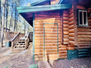 Fully Turnkey FURNISHED! This LOG CABIN, with rec. center on Pinetop Lakes Golf and Country Club in Arizona - for sale on GolfHomes.com, golf home, golf lot
