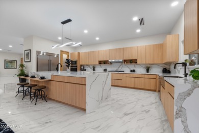 Experience luxury living in this stunning contemporary residence on The Orange Tree Golf Resort in Arizona - for sale on GolfHomes.com, golf home, golf lot