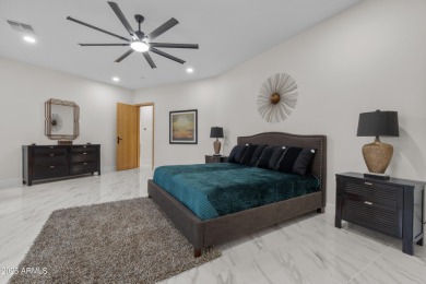 Experience luxury living in this stunning contemporary residence on The Orange Tree Golf Resort in Arizona - for sale on GolfHomes.com, golf home, golf lot