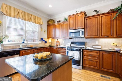 A BEAUTIFUL CHRISTMAS GIFT! Come home to St David's Square in on Marietta Country Club in Georgia - for sale on GolfHomes.com, golf home, golf lot