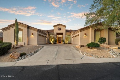 Coveted 4-car garage home in McDowell Mountain Ranch 24-hour on Sanctuary Golf Course At WestWorld in Arizona - for sale on GolfHomes.com, golf home, golf lot