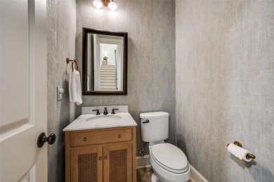 Charming curb appeal and a beautifully detailed brick and stone on The Tribute At the Colony in Texas - for sale on GolfHomes.com, golf home, golf lot