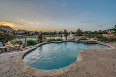 Charming curb appeal and a beautifully detailed brick and stone on The Tribute At the Colony in Texas - for sale on GolfHomes.com, golf home, golf lot