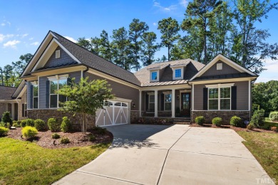 Gorgeous custom built home shows like an  model, it is on Hasentree Club in North Carolina - for sale on GolfHomes.com, golf home, golf lot