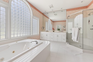 Enjoy this one-level luxury jewel box home in one of North on Governors Club in North Carolina - for sale on GolfHomes.com, golf home, golf lot