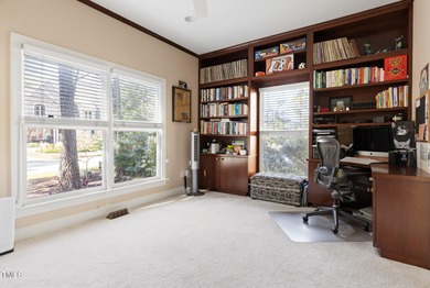 Enjoy this one-level luxury jewel box home in one of North on Governors Club in North Carolina - for sale on GolfHomes.com, golf home, golf lot