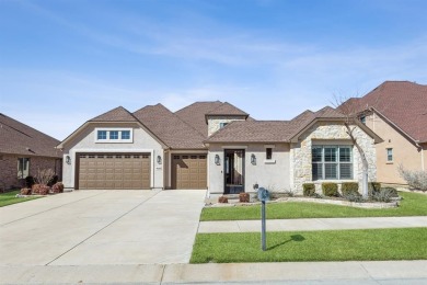 Gorgeous Aubrey floor plan with Casita nestled on a beautiful on Wildhorse Golf Club of Robson Ranch in Texas - for sale on GolfHomes.com, golf home, golf lot