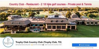This stunning family home is tailor-made for those seeking both on Trophy Club of Dallas in Texas - for sale on GolfHomes.com, golf home, golf lot