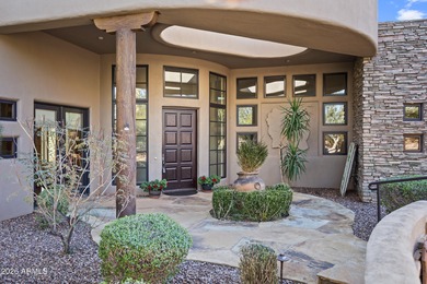 Stunning custom residence perfectly positioned on a private 1 on FireRock Country Club in Arizona - for sale on GolfHomes.com, golf home, golf lot