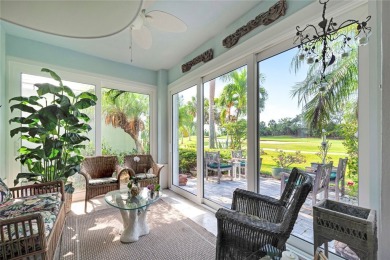 Well-maintained golf cottage offers privacy inside and out on Oak Harbor Country Club in Florida - for sale on GolfHomes.com, golf home, golf lot