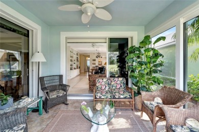 Well-maintained golf cottage offers privacy inside and out on Oak Harbor Country Club in Florida - for sale on GolfHomes.com, golf home, golf lot