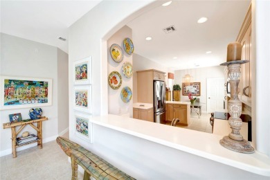 Well-maintained golf cottage offers privacy inside and out on Oak Harbor Country Club in Florida - for sale on GolfHomes.com, golf home, golf lot