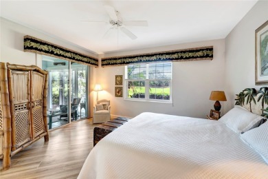 Well-maintained golf cottage offers privacy inside and out on Oak Harbor Country Club in Florida - for sale on GolfHomes.com, golf home, golf lot