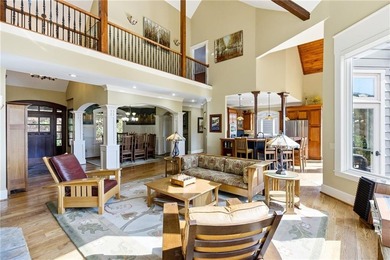 This stunning mountain retreat combines timeless craftsman on Big Canoe Golf Club - Cherokee in Georgia - for sale on GolfHomes.com, golf home, golf lot