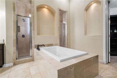 Mediterranean beauty in Los Lagos - and the golf course is on Los Lagos Golf Club in Texas - for sale on GolfHomes.com, golf home, golf lot