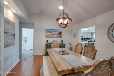 Welcome to 6106 Cutlass Court, a charming brick ranch-style home on Harbour Point Golf Club in North Carolina - for sale on GolfHomes.com, golf home, golf lot