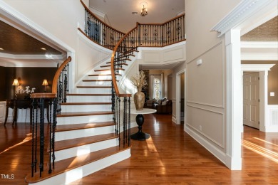 This jewel of an Estate Home is perfectly situated on a corner on Brier Creek Country Club in North Carolina - for sale on GolfHomes.com, golf home, golf lot