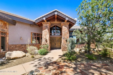 Perched on 1.4 wooded acres is a stunning Sedona red-rock home on Capital Canyon Club in Arizona - for sale on GolfHomes.com, golf home, golf lot