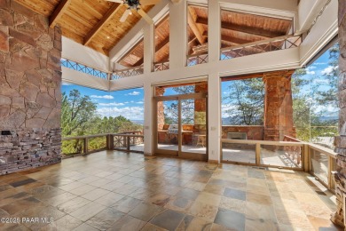 Perched on 1.4 wooded acres is a stunning Sedona red-rock home on Capital Canyon Club in Arizona - for sale on GolfHomes.com, golf home, golf lot