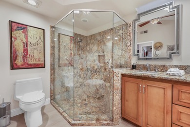 Stunningly remodeled 2BD + den, 3.5 BA Laramie model in The on The Lakes Country Club in California - for sale on GolfHomes.com, golf home, golf lot