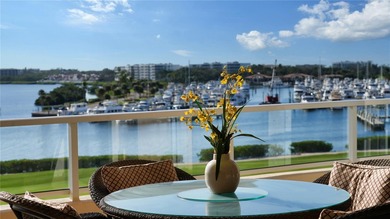 Enjoy elevated island living in this beautiful residence in on Longboat Key Golf Club Resort in Florida - for sale on GolfHomes.com, golf home, golf lot