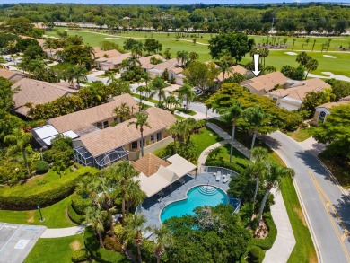 Rarely available golf course villa with full impact windows and on Wycliffe Golf and Country Club in Florida - for sale on GolfHomes.com, golf home, golf lot