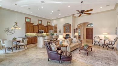 Welcome home to this beautifully updated three-bedroom residence on Lakewood Ranch Golf and Country Club in Florida - for sale on GolfHomes.com, golf home, golf lot