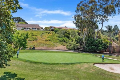 Relax on your Private Patio while looking out to the gorgeous on Lomas Santa Fe Country Club in California - for sale on GolfHomes.com, golf home, golf lot