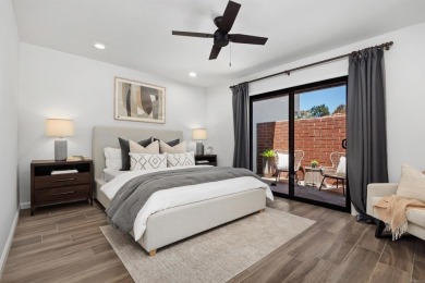 Relax on your Private Patio while looking out to the gorgeous on Lomas Santa Fe Country Club in California - for sale on GolfHomes.com, golf home, golf lot