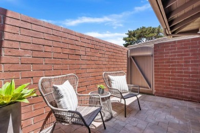 Relax on your Private Patio while looking out to the gorgeous on Lomas Santa Fe Country Club in California - for sale on GolfHomes.com, golf home, golf lot