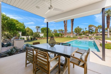 Discover a Piece of History in This Stunning Home Behind Private on Tamarisk Country Club in California - for sale on GolfHomes.com, golf home, golf lot