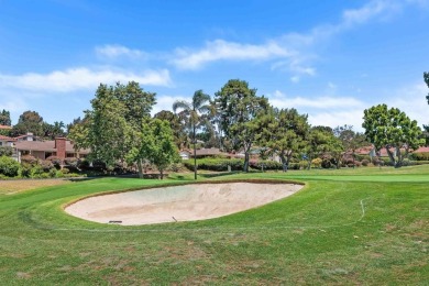 Relax on your Private Patio while looking out to the gorgeous on Lomas Santa Fe Country Club in California - for sale on GolfHomes.com, golf home, golf lot