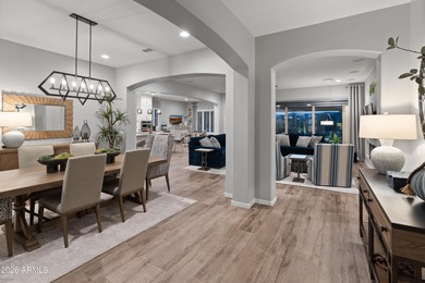 Mountain-side extended Journey plan perfectly positioned along on Copper Canyon Golf Club in Arizona - for sale on GolfHomes.com, golf home, golf lot