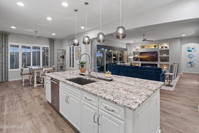 Mountain-side extended Journey plan perfectly positioned along on Copper Canyon Golf Club in Arizona - for sale on GolfHomes.com, golf home, golf lot