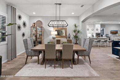 Mountain-side extended Journey plan perfectly positioned along on Copper Canyon Golf Club in Arizona - for sale on GolfHomes.com, golf home, golf lot