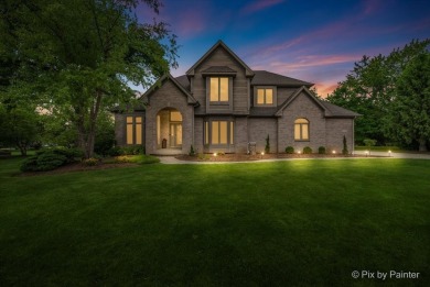 Beautiful brick estate with fabulous golf course location. Backs on Turnberry Country Club in Illinois - for sale on GolfHomes.com, golf home, golf lot