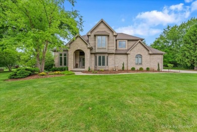 Beautiful brick estate with fabulous golf course location. Backs on Turnberry Country Club in Illinois - for sale on GolfHomes.com, golf home, golf lot