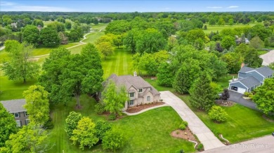 Beautiful brick estate with fabulous golf course location. Backs on Turnberry Country Club in Illinois - for sale on GolfHomes.com, golf home, golf lot