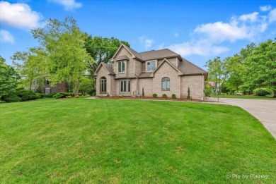 Beautiful brick estate with fabulous golf course location. Backs on Turnberry Country Club in Illinois - for sale on GolfHomes.com, golf home, golf lot
