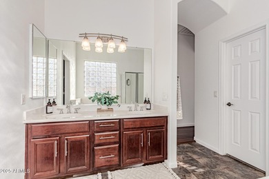 Discover a stunning 3 bed, 2 bath home offering 1,858sqft of on Estrella Mountain Ranch Golf Course in Arizona - for sale on GolfHomes.com, golf home, golf lot