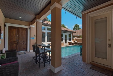 This impeccable Mediterranean home is located at the end of a on Regatta Bay Golf and Country Club in Florida - for sale on GolfHomes.com, golf home, golf lot