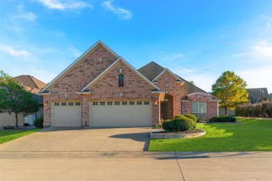 Find your elevated lifestyle in this captivating, single-story on Wildhorse Golf Club of Robson Ranch in Texas - for sale on GolfHomes.com, golf home, golf lot