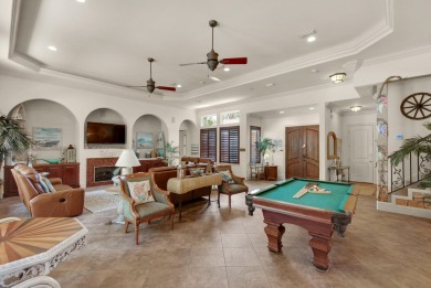 This impeccable Mediterranean home is located at the end of a on Regatta Bay Golf and Country Club in Florida - for sale on GolfHomes.com, golf home, golf lot