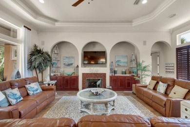 This impeccable Mediterranean home is located at the end of a on Regatta Bay Golf and Country Club in Florida - for sale on GolfHomes.com, golf home, golf lot